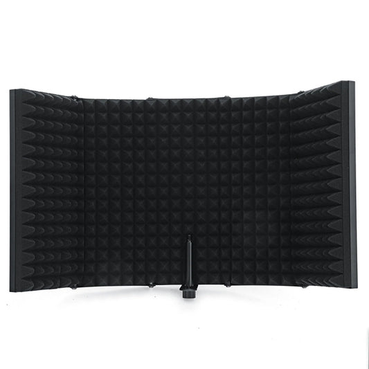 BSL 5 Door Portable Vocal Booth Folding Recording Microphone Shield Windscreen Soundproof Insolation for Mic (PVB)