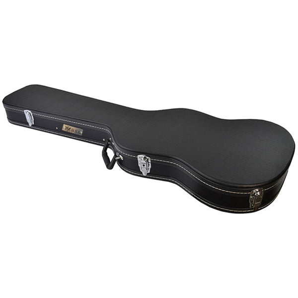 BSL AWC1 Dreadnought Acoustic Guitar Hard Wood Case Hardcase - Black