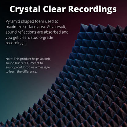 BSL 5 Door Portable Vocal Booth Folding Recording Microphone Shield Windscreen Soundproof Insolation for Mic (PVB)