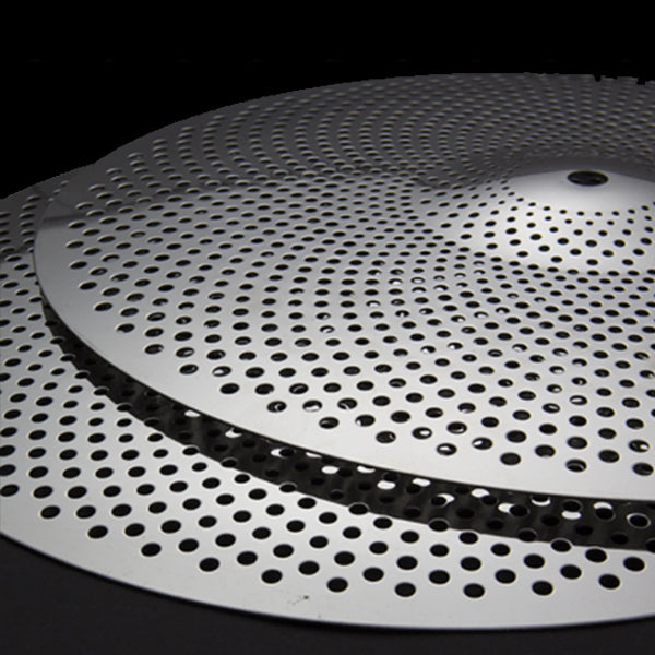 BSL 5 Piece A Series Silent Cymbals with 14" Hi-Hats 16" 18" Crash, and 20" Medium Ride Cymbal (Low Volume Quite Mute)