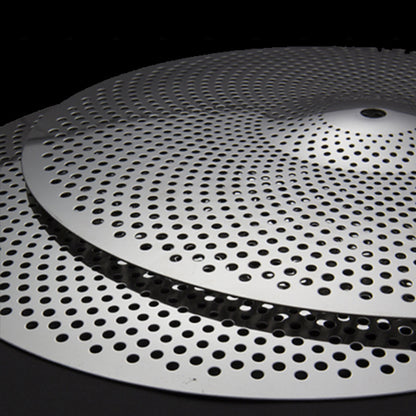 BSL 5 Piece A Series Silent Cymbals with 14" Hi-Hats 16" 18" Crash, and 20" Medium Ride Cymbal (Low Volume Quite Mute)