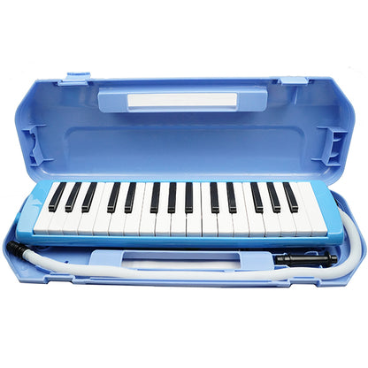 BSL ML32K 32 Keys Pianica Melodica Melodion with Flexible Long Pipe with Short Mouthpieces and Piano Case