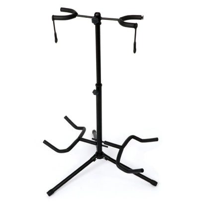 BSL J-32 Double Adjustable Guitar Stand with 2 Holder for Acoustic Electric Classical Bass (J32)