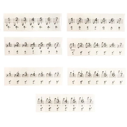 BSL Piano Removable Keyboard and Digital Piano Sticker For 61 76 and 88 Keys