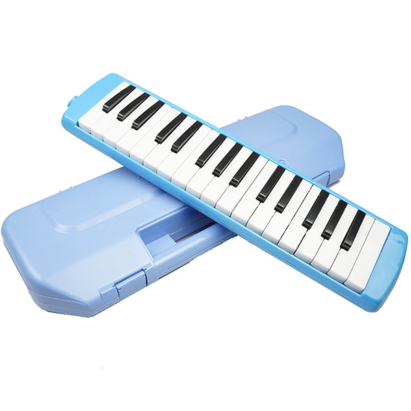 BSL ML32K 32 Keys Pianica Melodica Melodion with Flexible Long Pipe with Short Mouthpieces and Piano Case