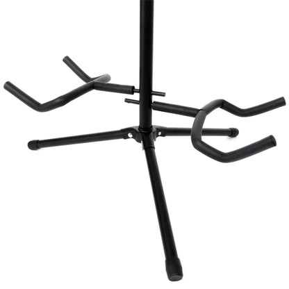 BSL J-32 Double Adjustable Guitar Stand with 2 Holder for Acoustic Electric Classical Bass (J32)