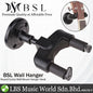 BSL Round Guitar Wall Mount Hanger Hook for For Electric Acoustic Bass Guitars