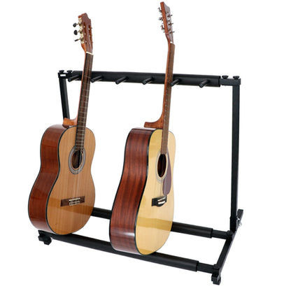 BSL Multi Guitar Foldable Universal Display Rack and Stand Suitable For All Guitar (3, 5, 7 and 9 Way)