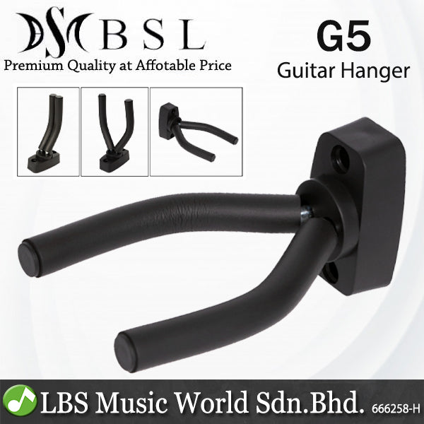 BSL G5 Guitar Wall Hanger Mount Holder for Acoustic Guitar Ukulele Violin