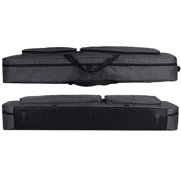 BSL 88 Keys Digital Piano Gig Bag For Keyboard, Organ and Piano with Roller Carry Soft Case