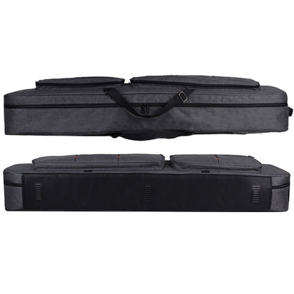BSL 88 Keys Digital Piano Gig Bag For Keyboard, Organ and Piano with Roller Carry Soft Case