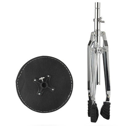 BSL MLX110-E Adjustable Double Brace Drum Throne for Drum Set Chair Seat with Chrome Hardware