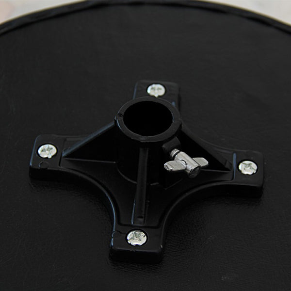 BSL MLX110-E Adjustable Double Brace Drum Throne for Drum Set Chair Seat with Chrome Hardware