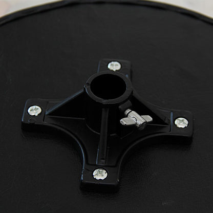 BSL MLX110-E Adjustable Double Brace Drum Throne for Drum Set Chair Seat with Chrome Hardware