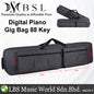 BSL 88 Keys Digital Piano Gig Bag For Keyboard, Organ and Piano with Roller Carry Soft Case