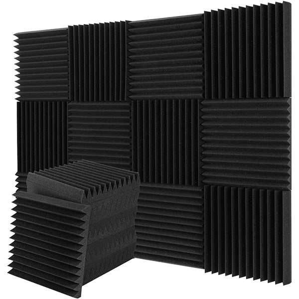 BSL Triangle 30 X 30 X 2.5cm Recording Studio Acoustic Panel Foam for Soundproof Noise Cancelling Isolation Sound Absorb Sponge (High Density)