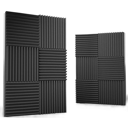 BSL Triangle 30 X 30 X 2.5cm Recording Studio Acoustic Panel Foam for Soundproof Noise Cancelling Isolation Sound Absorb Sponge (High Density)