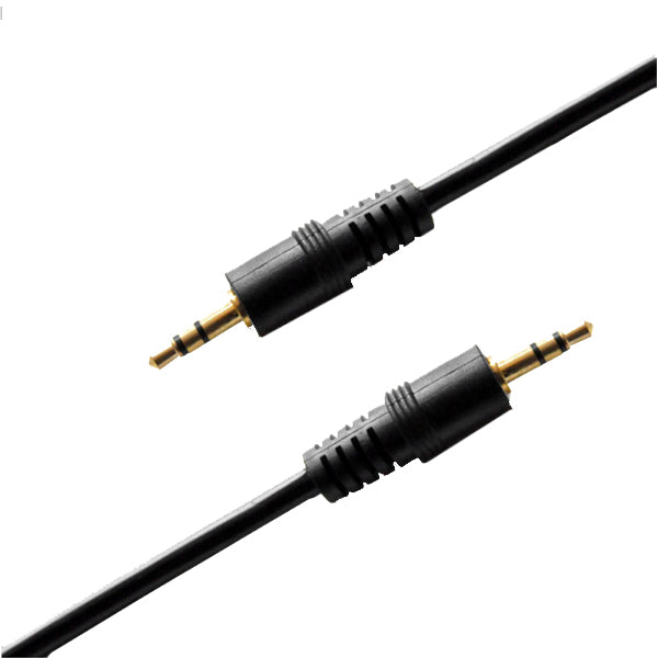 BSL Gold Plated 3.5mm TRS Male to Male Stereo Connection Audio Aux Headphone Speaker Amplifier Cable - 1.5 Meter