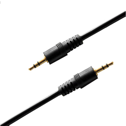 BSL Gold Plated 3.5mm TRS Male to Male Stereo Connection Audio Aux Headphone Speaker Amplifier Cable - 1.5 Meter