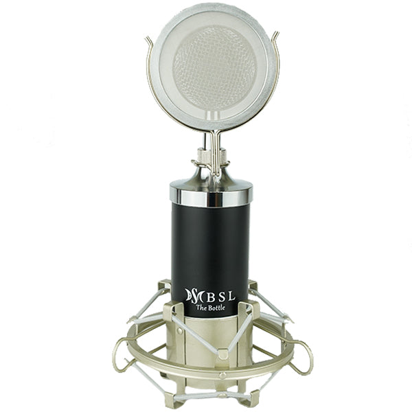 BSL BM-8000 Mic The Bottle Condenser Microphone for Studio Recoding Podcast Live Karaoke (BM8000)