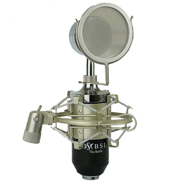 BSL BM-8000 Mic The Bottle Condenser Microphone for Studio Recoding Podcast Live Karaoke (BM8000)