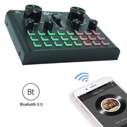 BSL V8 Plus Bluetooth USB Sound Card Recording Interface Broadcast Live for Phone and PC (V8BT V 8)