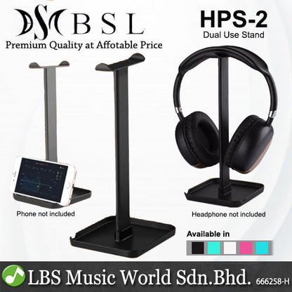 BSL HPS-2 Multi Function Headphone Stand for Headset Earphone Display Bracket Hanger Holder