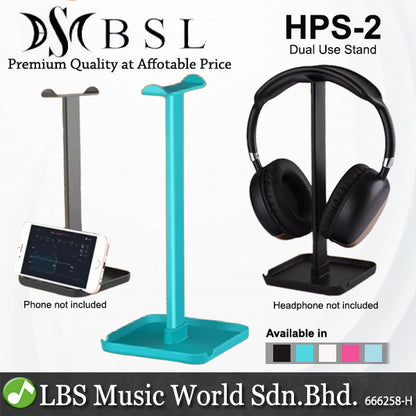 BSL HPS-2 Multi Function Headphone Stand for Headset Earphone Display Bracket Hanger Holder