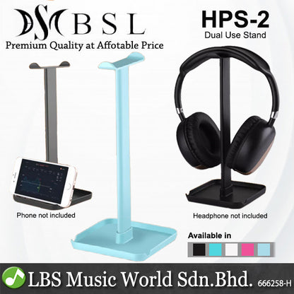 BSL HPS-2 Multi Function Headphone Stand for Headset Earphone Display Bracket Hanger Holder