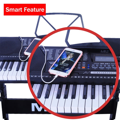 BSL M-2USB 61 Key Self Learning USB Electronic Music Piano Keyboard Full Package (M2 M2USB)