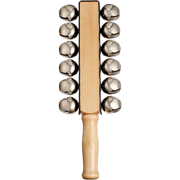 BSL 12 Jingle Sleigh Bell for Latin Percussion with Wooden Handle (SB5435)