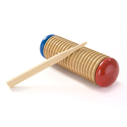 BSL FT163 Wooden Guiro Shaker with Scraper Stick - Non Wood Fish Design (Small)