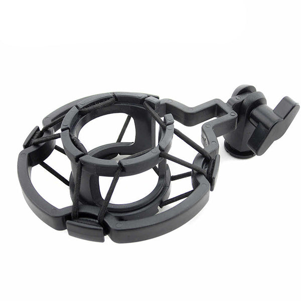 BSL PMS ABS Universal Microphone Suspension Shock Mount for Studio Condenser Mic Anti Vibration (Black)