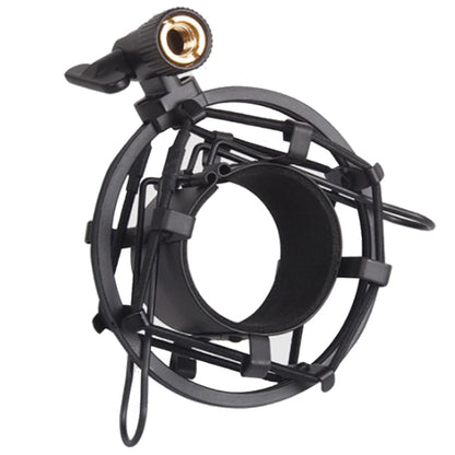 BSL MMS Metal Universal Microphone Suspension Shock Mount Condenser Mic Anti Vibration (Black)