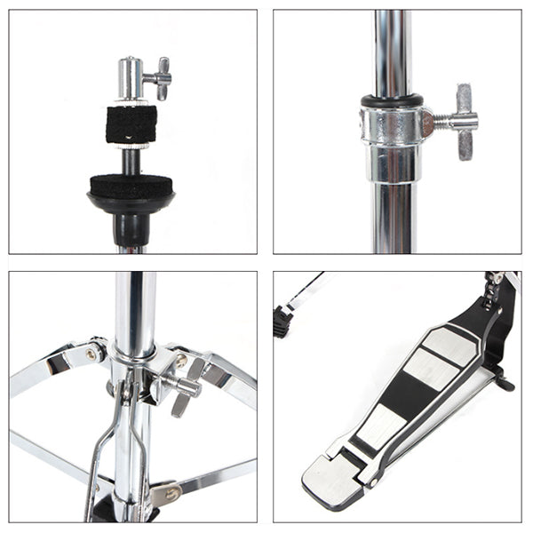 BSL G500 Hi-Hat Tripod Pedal Stand Double Brace for Drum Kit Holding Cymbal (Hihat Hi Hat)