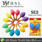 BSL SE2 Maracas Egg Shaker with Wood Handle Percussion - Pair (Random Colour)