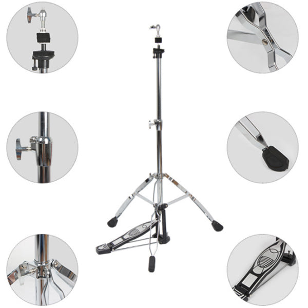BSL G500 Hi-Hat Tripod Pedal Stand Double Brace for Drum Kit Holding Cymbal (Hihat Hi Hat)