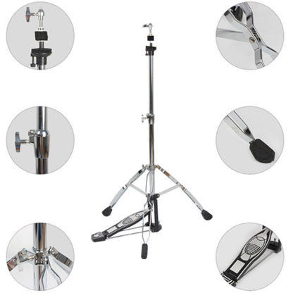 BSL G500 Hi-Hat Tripod Pedal Stand Double Brace for Drum Kit Holding Cymbal (Hihat Hi Hat)