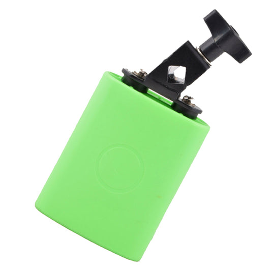 BSL BSL02 Samba Block Plastic Woodblock with Clamp to Mount on Drum Set Low Pitch (Small)