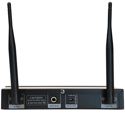 BSL UG88 Handheld UHF 2 Wireless Hand Held Microphone System with Metal Cordless Mic (UG-88)