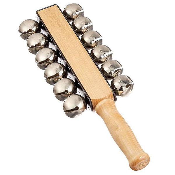 BSL 25 Jingle Sleigh Bell with Wooden Handle For Latin Percussion (SB5434 SB5435)