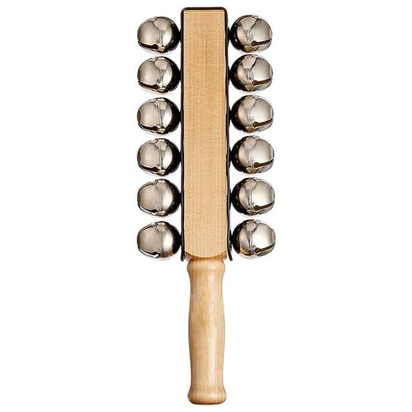 BSL 25 Jingle Sleigh Bell with Wooden Handle For Latin Percussion (SB5434 SB5435)