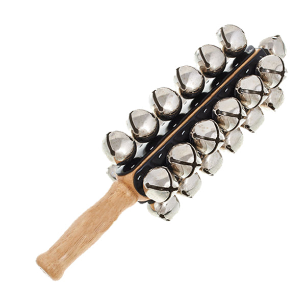 BSL 25 Jingle Sleigh Bell with Wooden Handle For Latin Percussion (SB5434 SB5435)