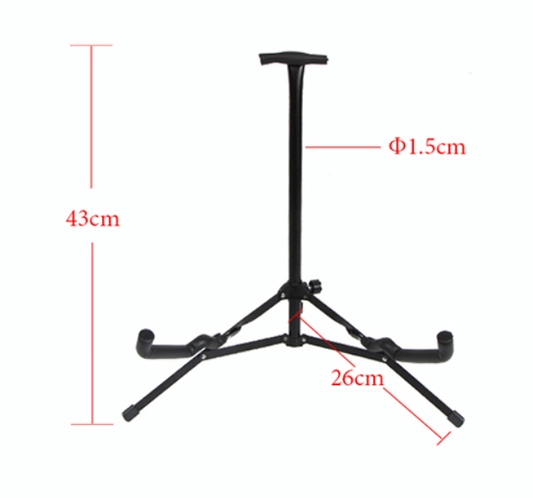 BSL J-31C A Frame Mini Folding Guitar Stand 3 Metal Adjustable Stand for Electric Acoustic Ukulele Folk