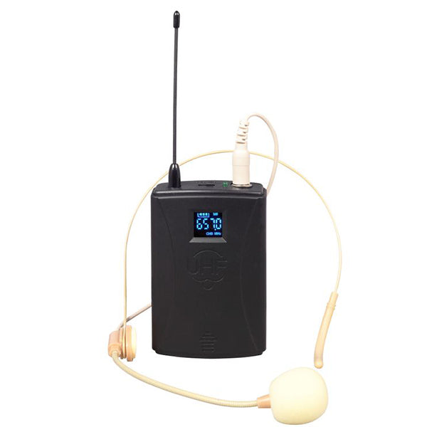 BSL UG88 Headset UHF 2 Wireless Lavalier Microphone System With Body Clip Cordless Head Set Mic (UG-88)