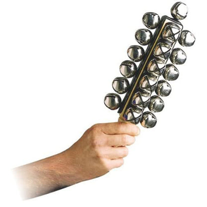 BSL 25 Jingle Sleigh Bell with Wooden Handle For Latin Percussion (SB5434 SB5435)