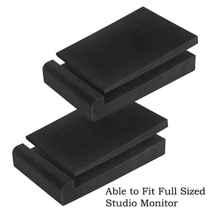 BSL Isolation Pad for 3" to 8" Studio Monitor Speaker with Adjustable Anti Vibration Acoustic Foam Sponge (Set)