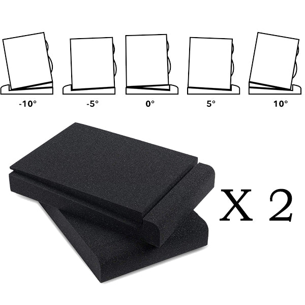 BSL Isolation Pad for 3" to 8" Studio Monitor Speaker with Adjustable Anti Vibration Acoustic Foam Sponge (Set)