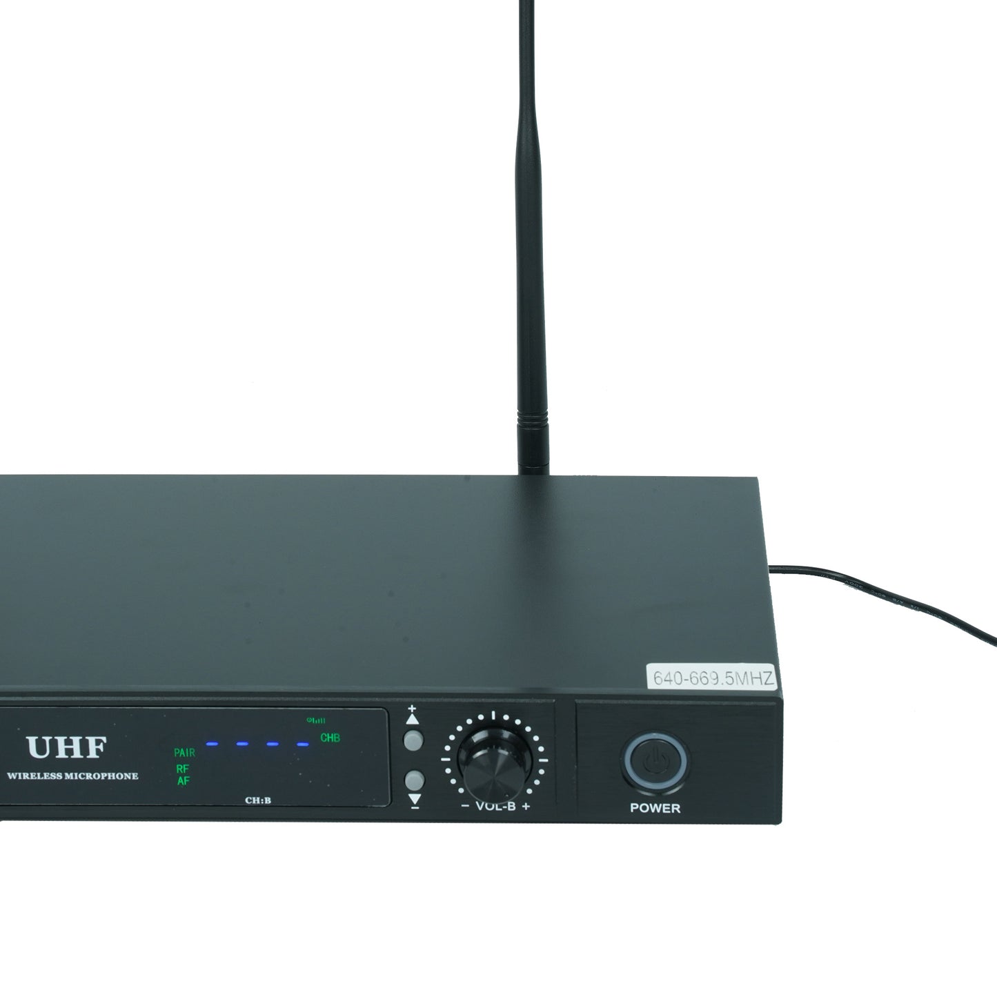 BSL UG755 Dual Lavalier UHF Wireless Microphone System Set with 2 Headset Mic for Head Wear (UG-755)