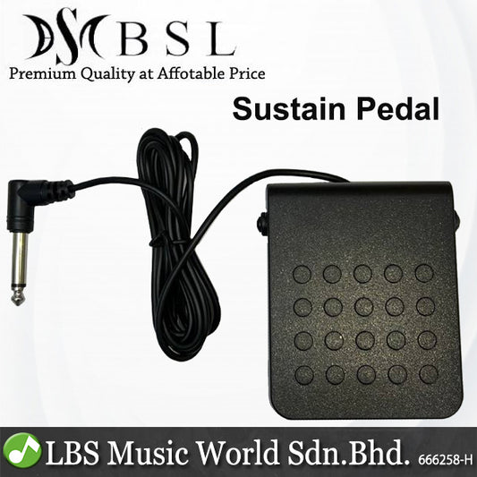 BSL Square Sustain Foot Pedal for Keyboard (TB200 TB 200)